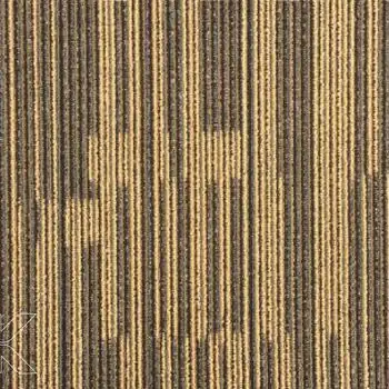 Carpet Tiles - Gold Stripe