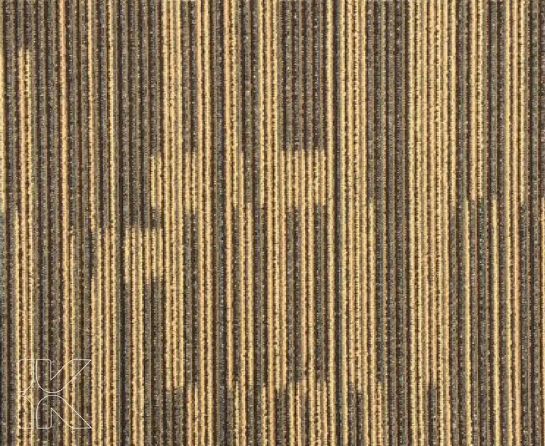 Carpet Tiles - Gold Stripe