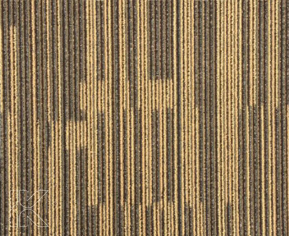 Carpet Tiles - Gold Stripe