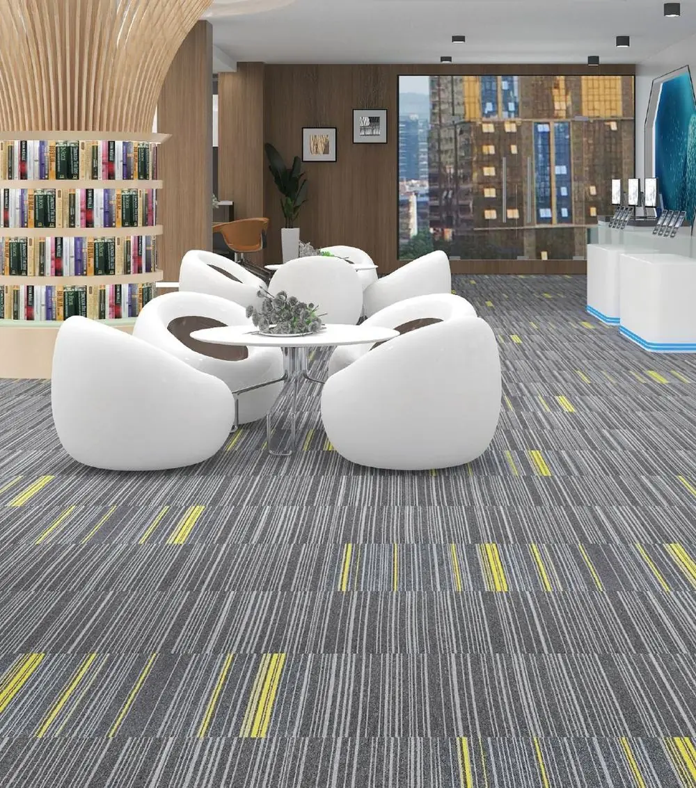 Carpet tiles - room
