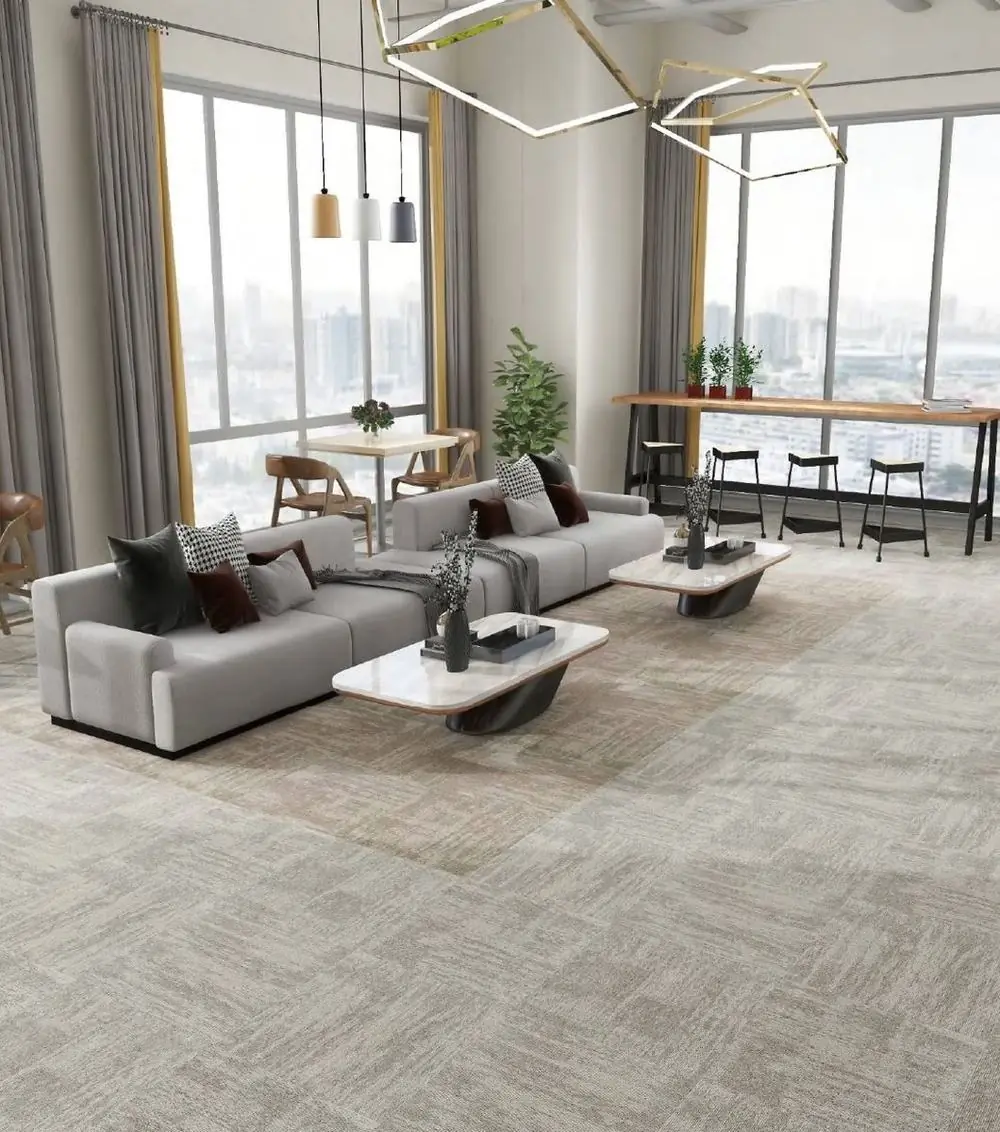 Carpet tiles - room