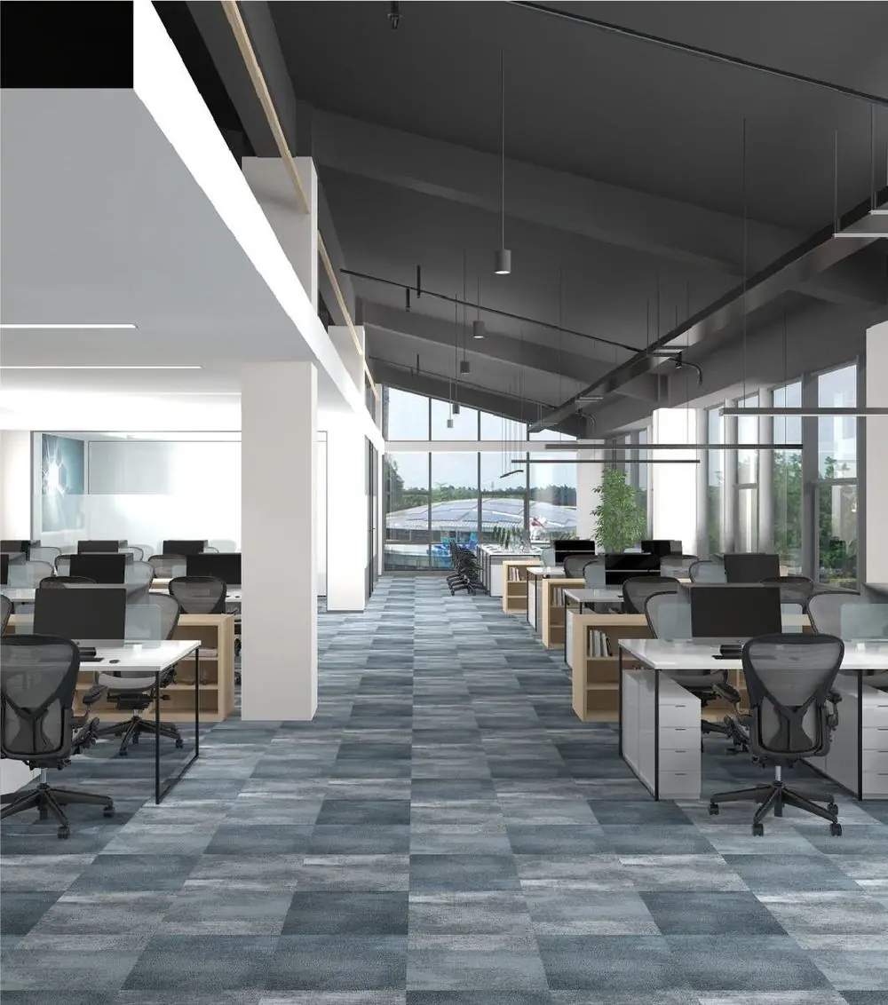Carpet tiles - room