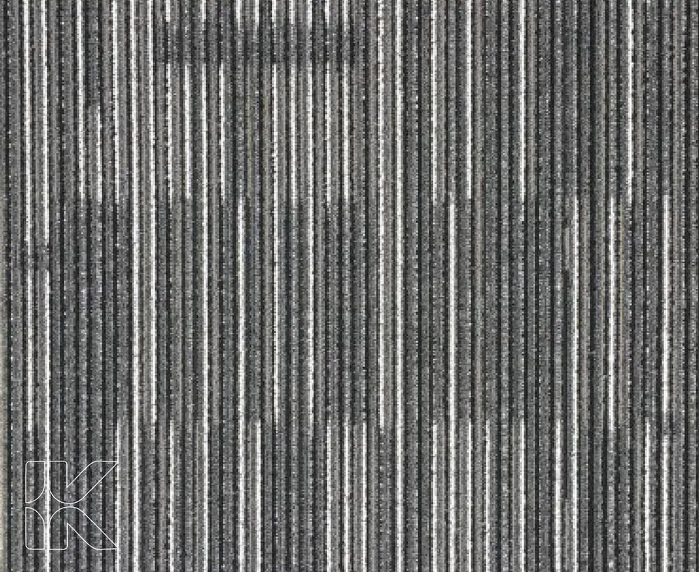 Carpet Tiles - Grey Stripe